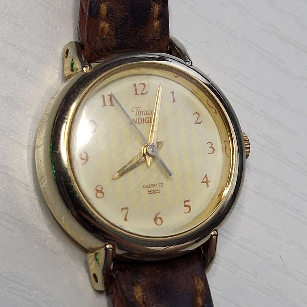 Timex Indiglo Ladies Gold Tone Watch - For Parts & Repair